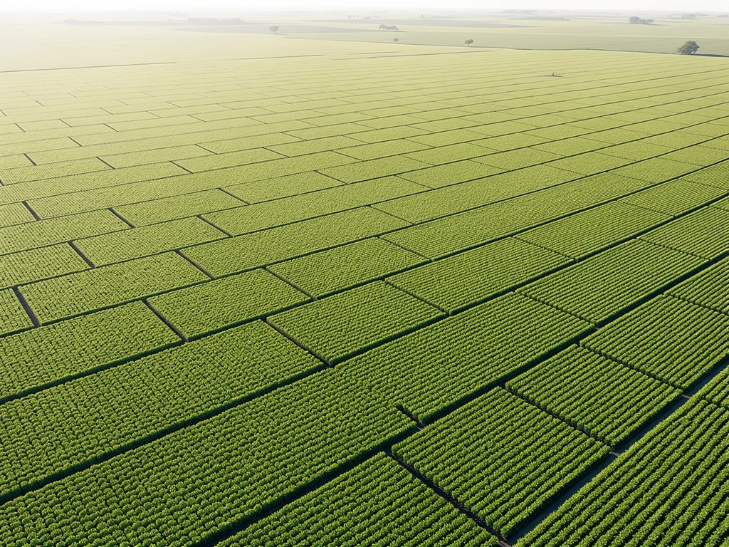 Campos agrícolas bajo observación satelital